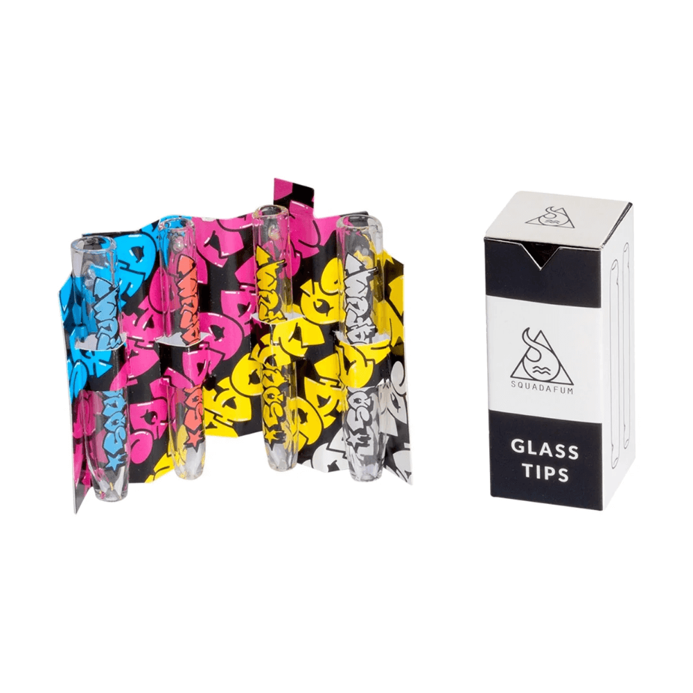 Piteira de Vidro SQUADAFUM Bocal Arredondado Display C/4 - Imagem 2