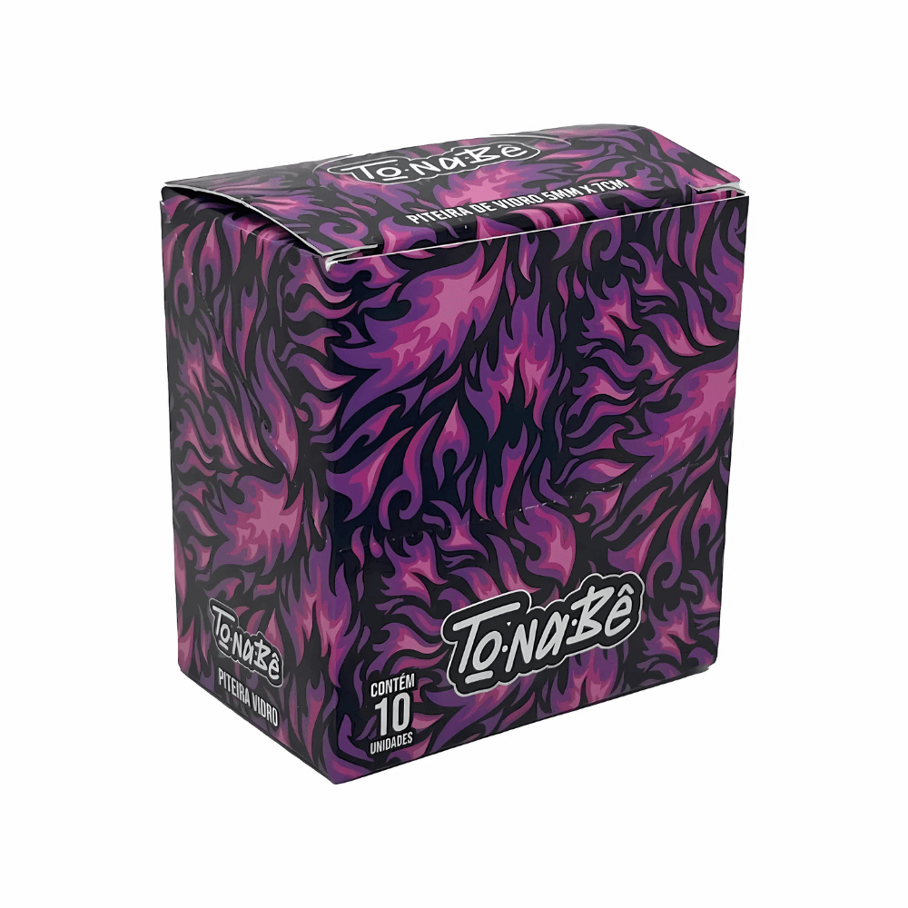 Piteira de Vidro Tonabê bolinha - Display C/10 Unidades - Imagem 3