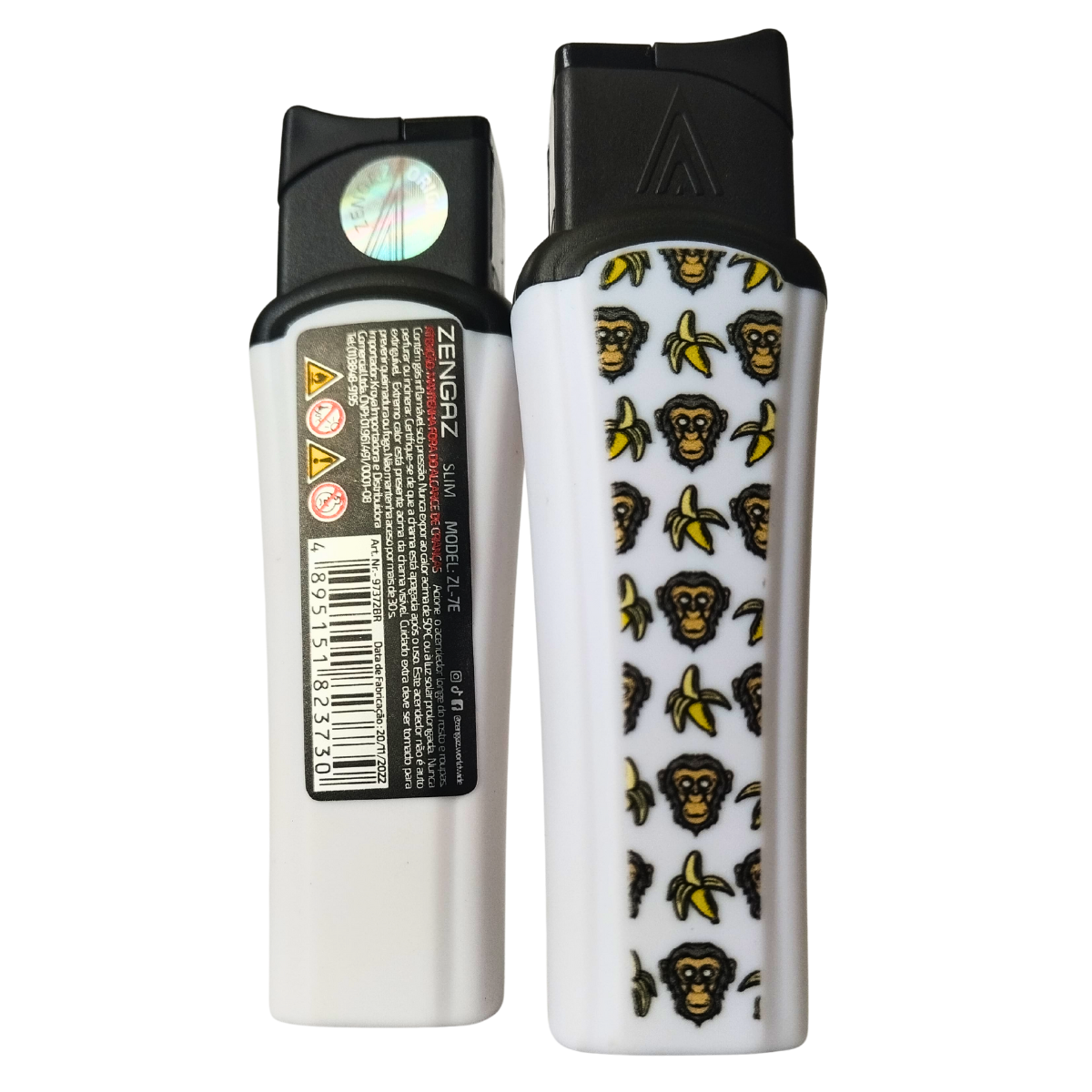Isqueiro Maçarico Zengaz Zl-7E Slim Jet Ilustrado - Display C/18 - Imagem 13