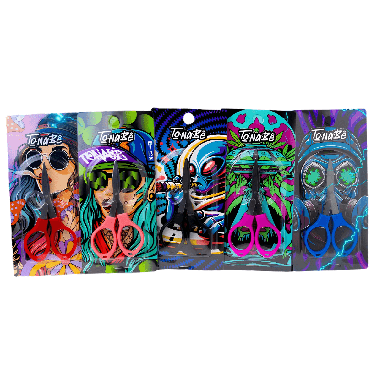 Tesoura Dobrável de Plástico Tonabê - Display C/10 Tesouras - Imagem 8