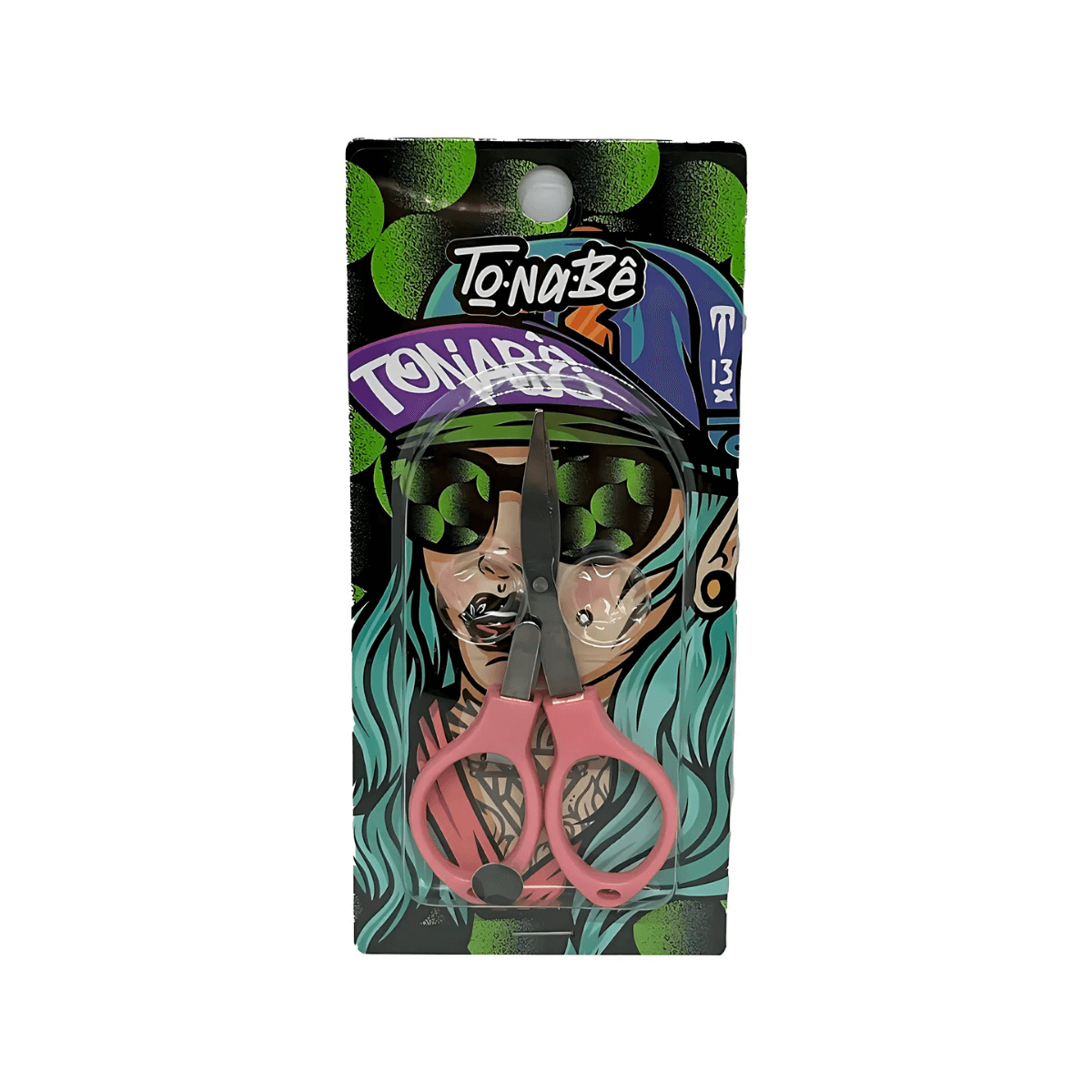 Tesoura Dobrável de Plástico Tonabê - Display C/10 Tesouras - Imagem 6