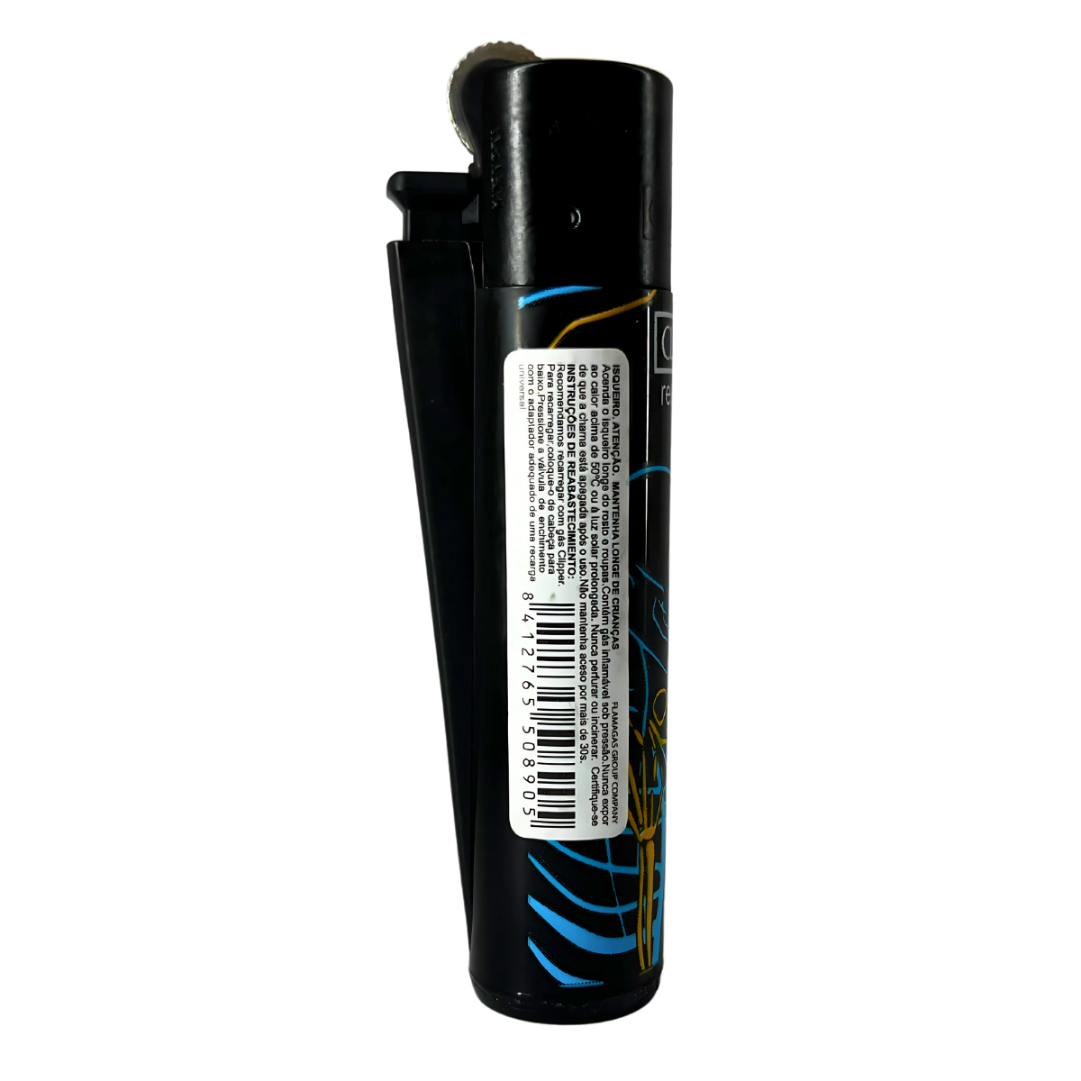 Isqueiro Clipper BL12 CP11R Loving Skulls 1 + BW + LB - Display C/24 (Grande) - Imagem 8