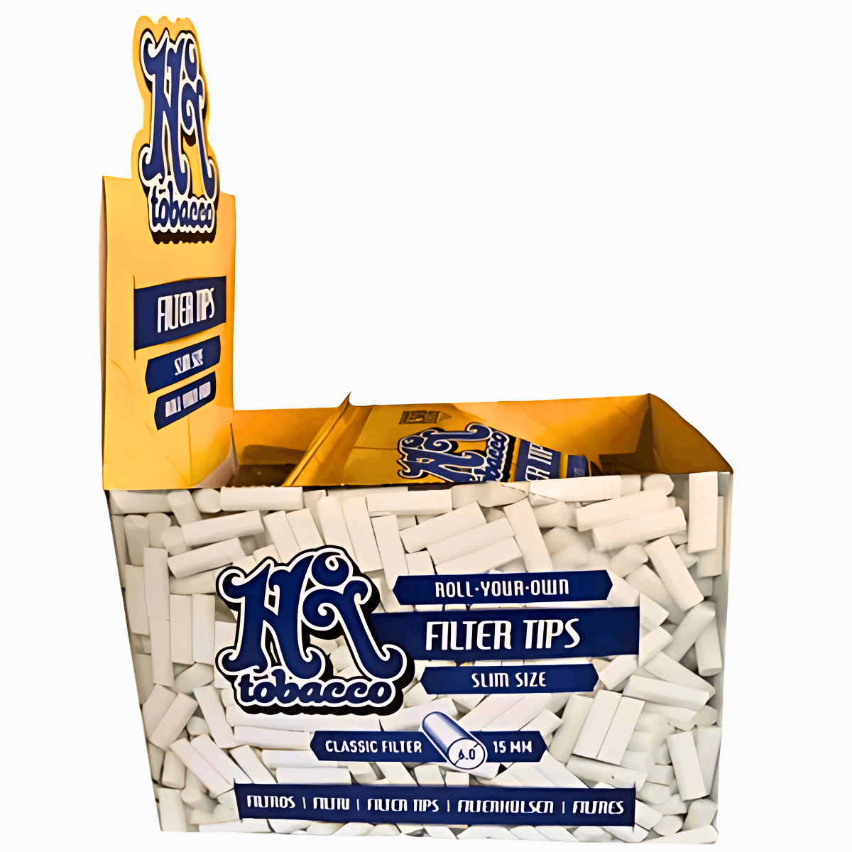 Filtro Hi Tobacco Blue Slim Size - Display C/10 Bags - Imagem 4