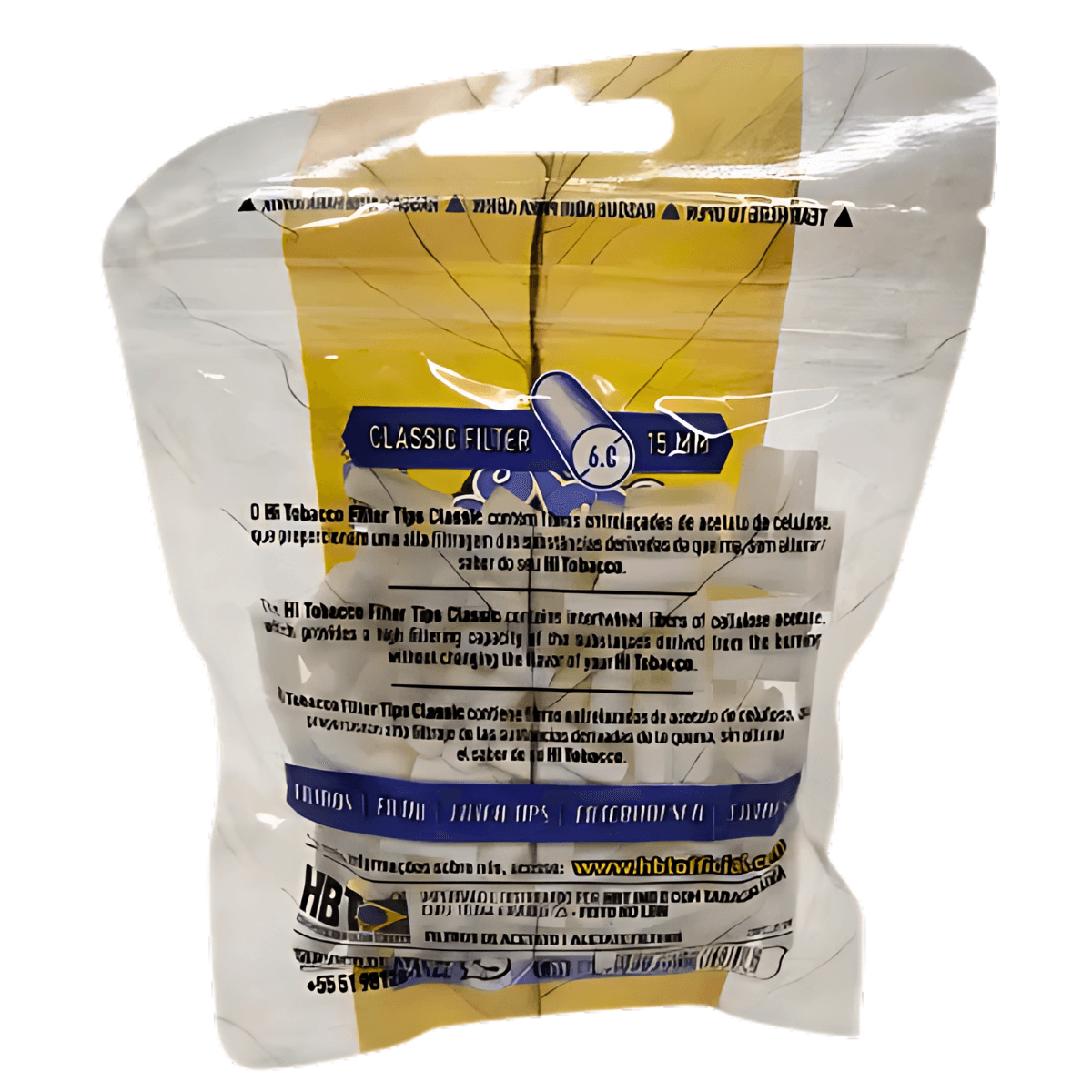 Filtro Hi Tobacco Blue Slim Size - Display C/10 Bags - Imagem 7