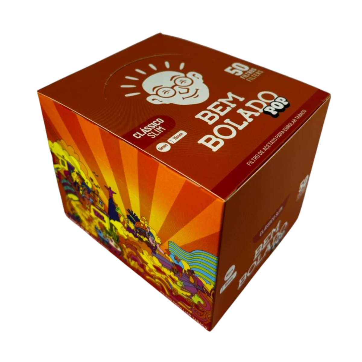 Filtro Bem Bolado Pop Classico Slim - Display C/ 10 Mini Bags - Imagem 5