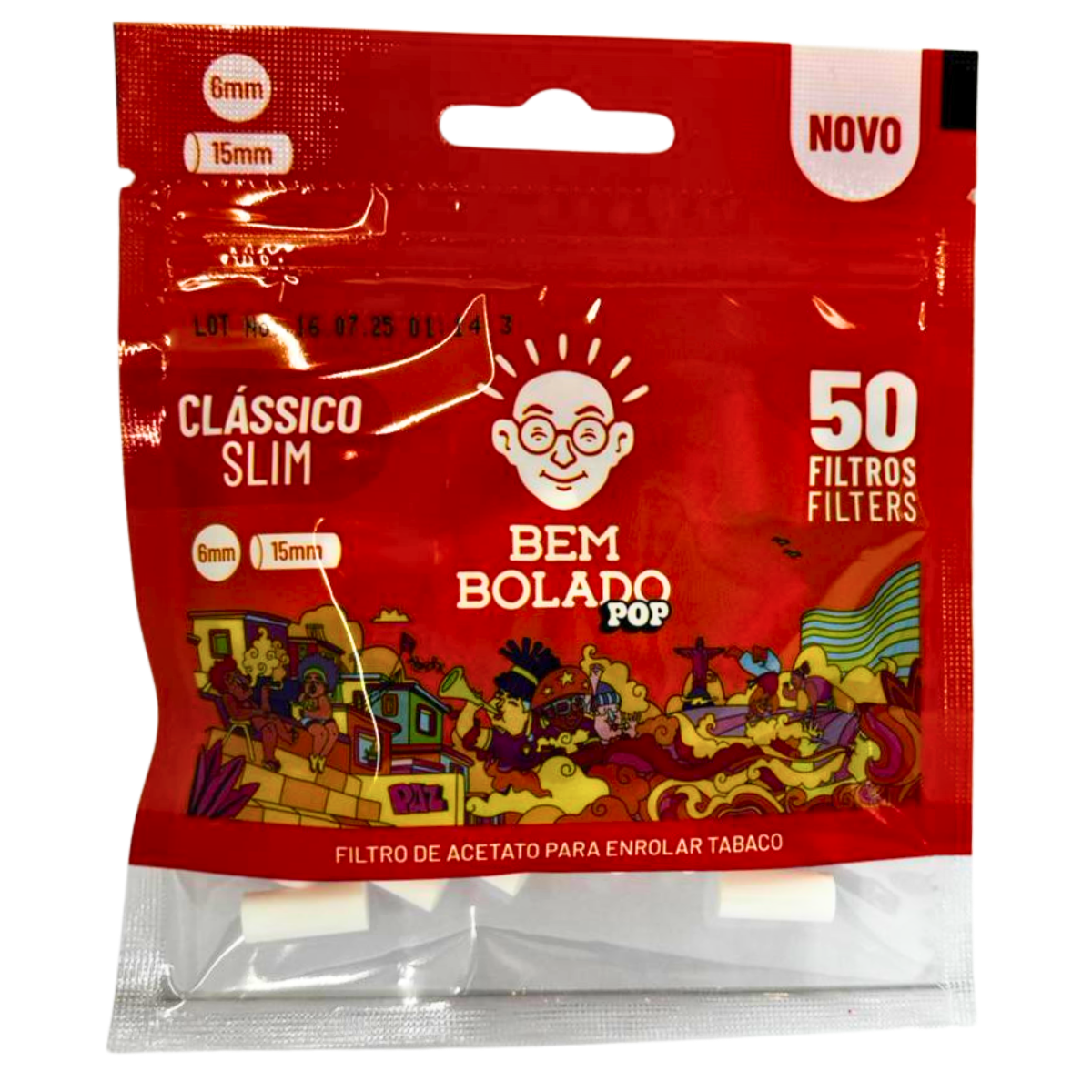 Filtro Bem Bolado Pop Classico Slim - Display C/ 10 Mini Bags - Imagem 9