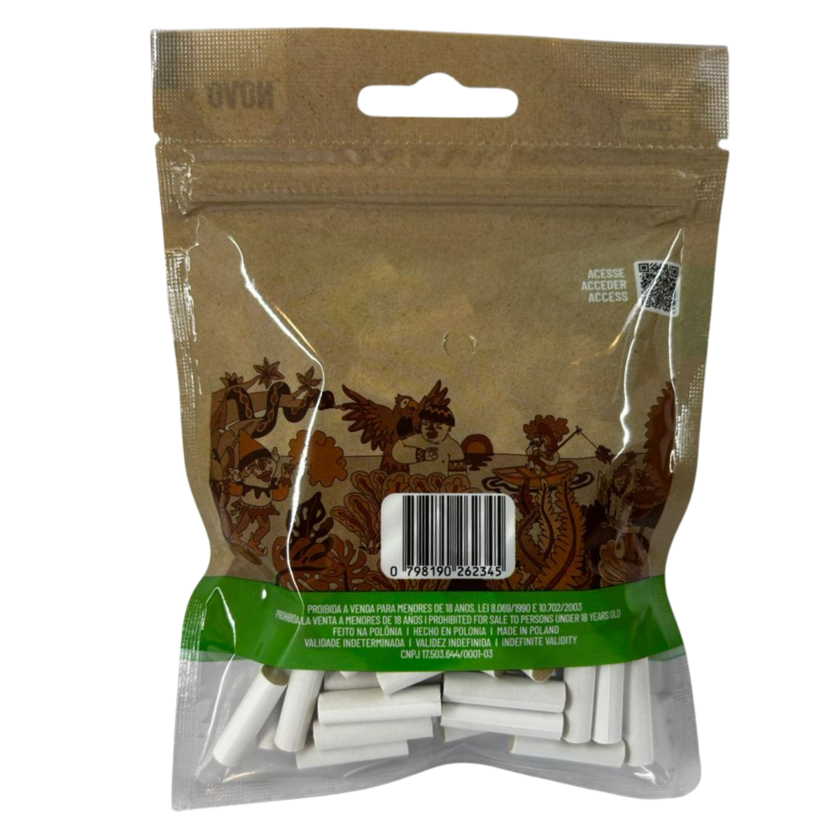 Filtro Bem Bolado Classico Brown Slim Longo - Display C/10 Bags - Imagem 8