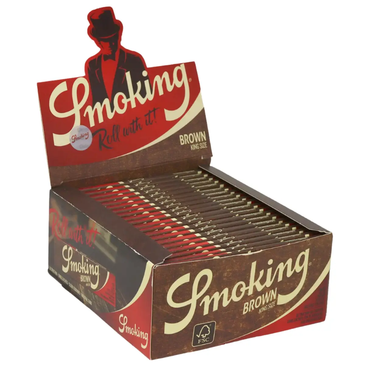 Seda Smoking King Size Brown MCB - Display C/50 Livretos