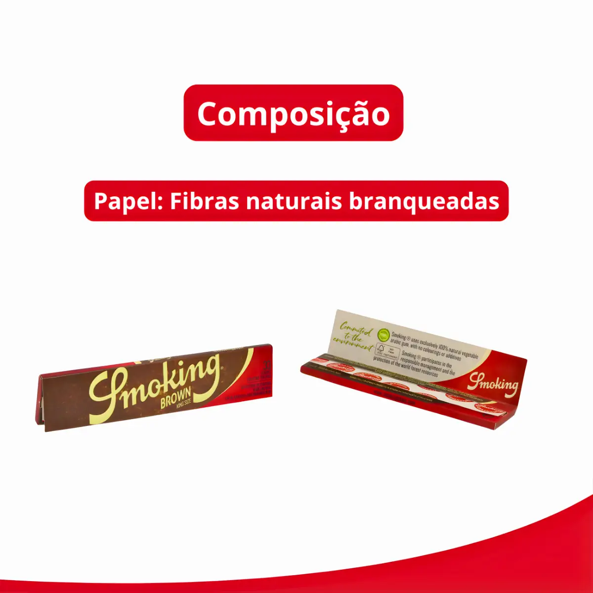 Seda Smoking King Size Brown MCB - Display C/50 Livretos - Imagem 5