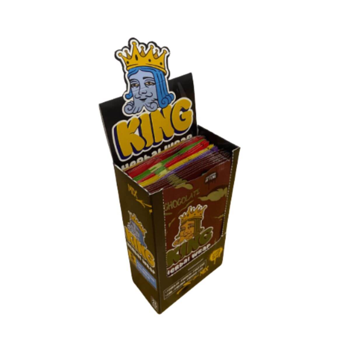 Blunt Herbal King blunt Mix Sabores Variados - Display C/25 Unidades