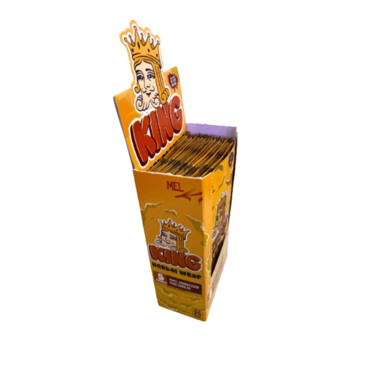 Blunt Herbal King blunt Sabor Mel - Display C/25 Unidades