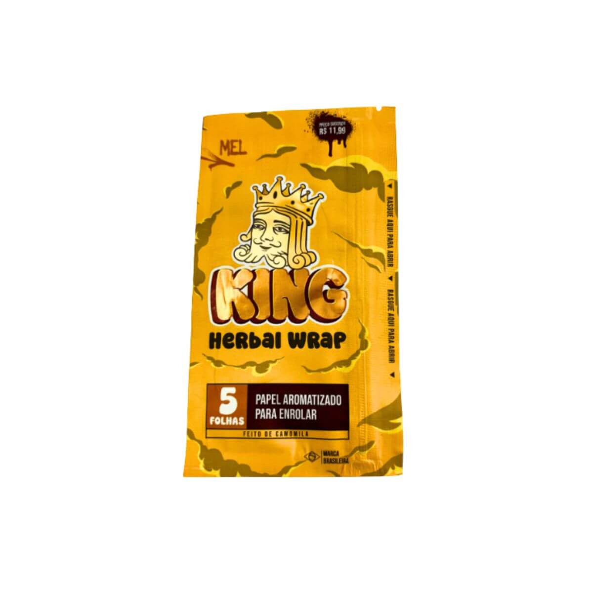 Blunt Herbal King blunt Sabor Mel - Display C/25 Unidades - Imagem 4