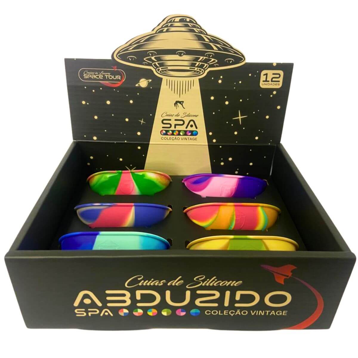 Cuia de Silicone Abduzido Spa Vintage - Display C/12 Unidades