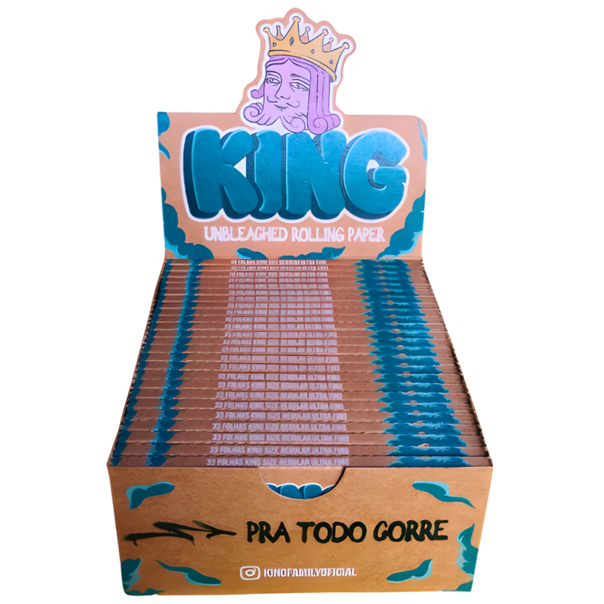 Seda King Paper NOVA Unbleachend King Size - Display C/50 Livretos - Imagem 2