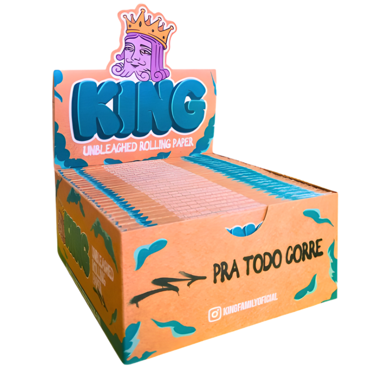 Seda King Paper NOVA Unbleachend King Size - Display C/50 Livretos