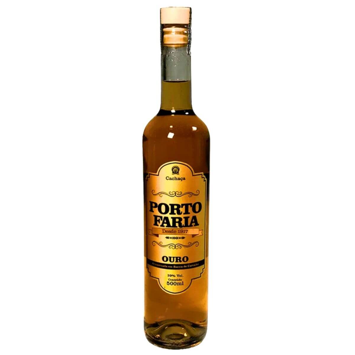 Cachaça Porto Faria Ouro 500ml