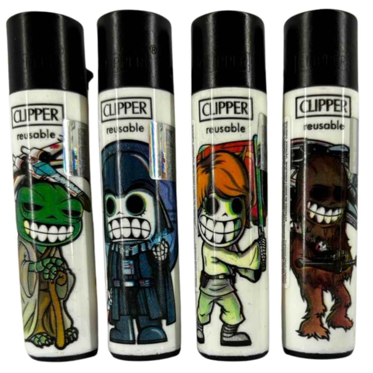 Isqueiro Clipper D24 CP11R SPACE WARRIORS BW + LB -Display C/24 Unidades - Imagem 5