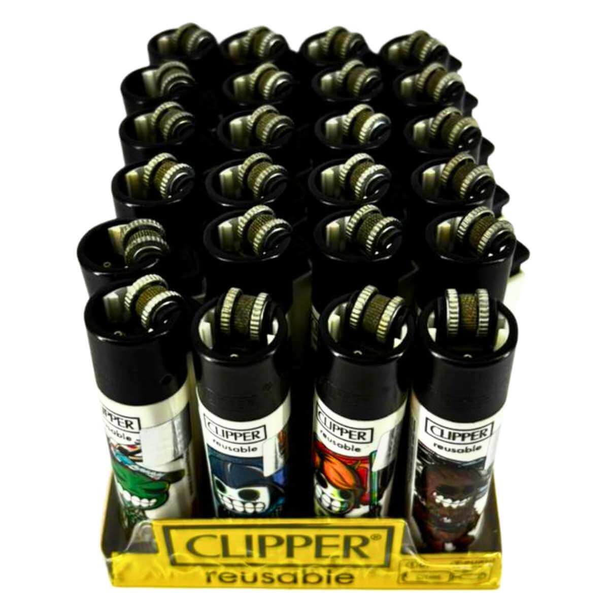 Isqueiro Clipper D24 CP11R SPACE WARRIORS BW + LB -Display C/24 Unidades - Imagem 2