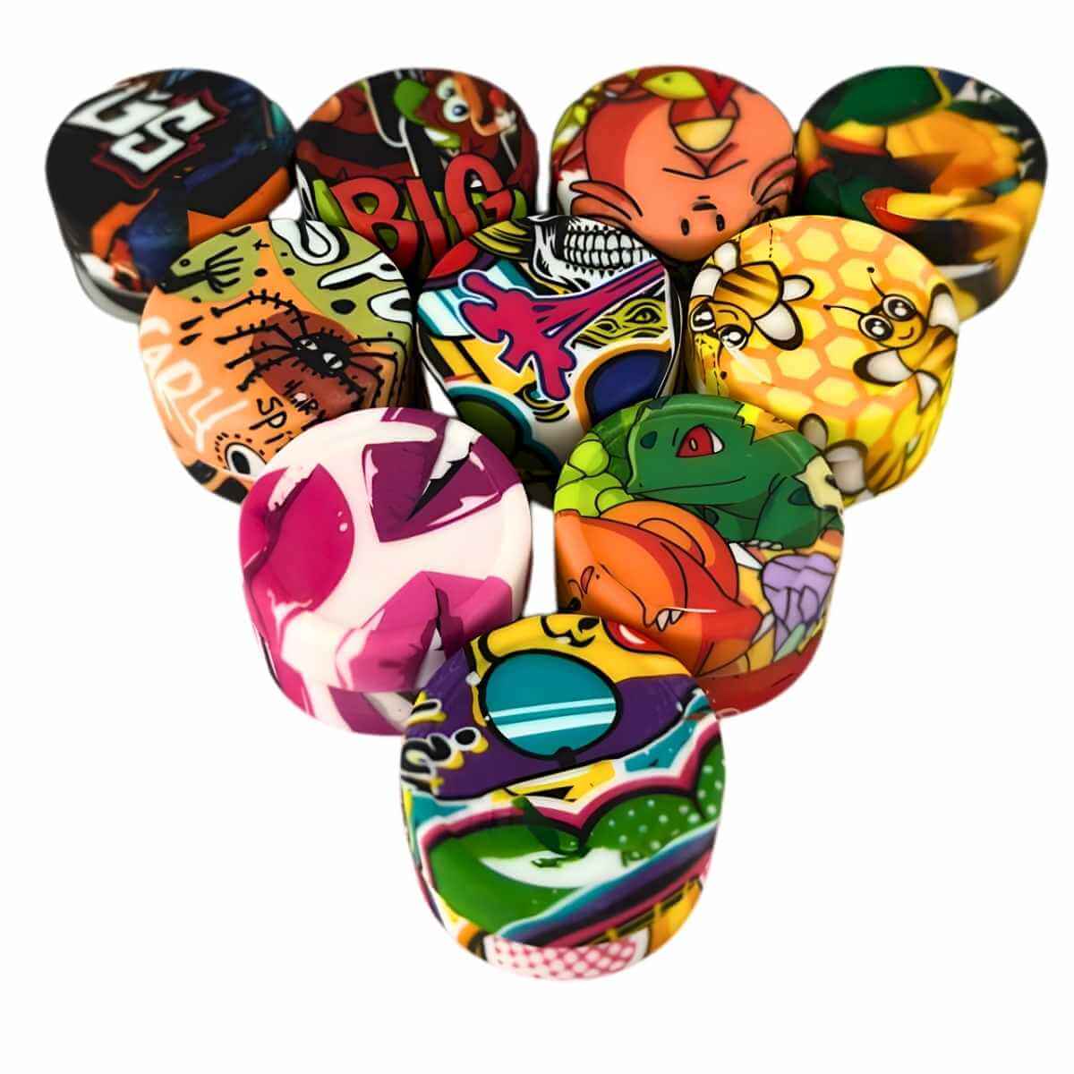 Slick Silicone Estampas Variadas - Pacote C/ 10 Unidades sortidas