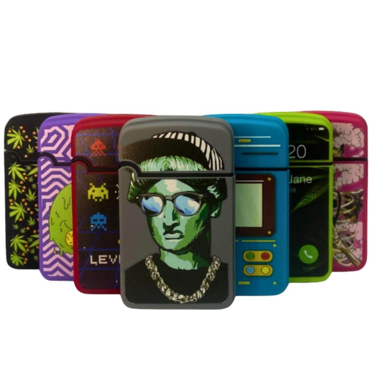 Isqueiro Maçarico Zengaz Zl-12 Royal Jet Ilustrado Blister - Unidade