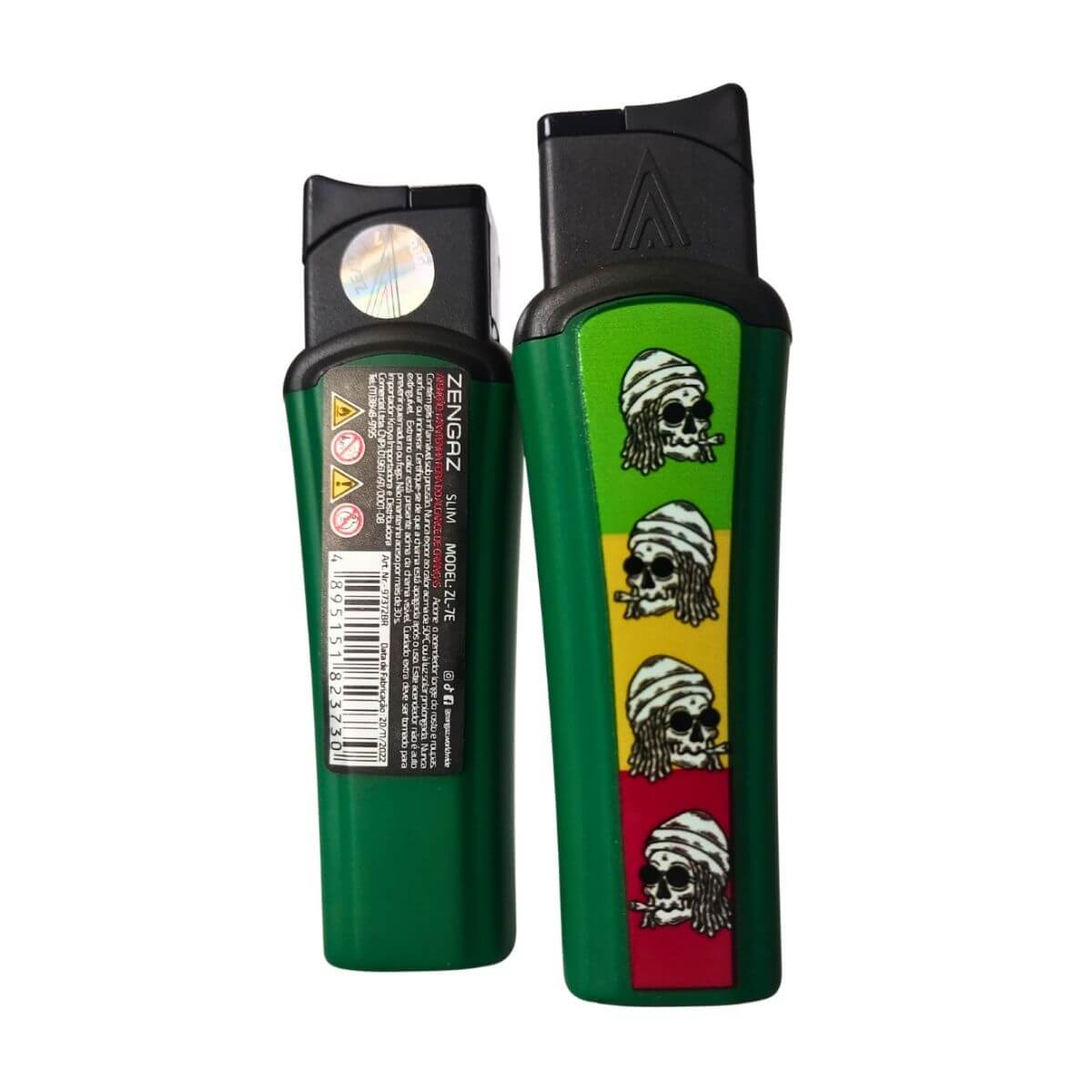 Isqueiro Maçarico Zengaz Zl-7E Slim Jet Ilustrado - Unidade - Imagem 3