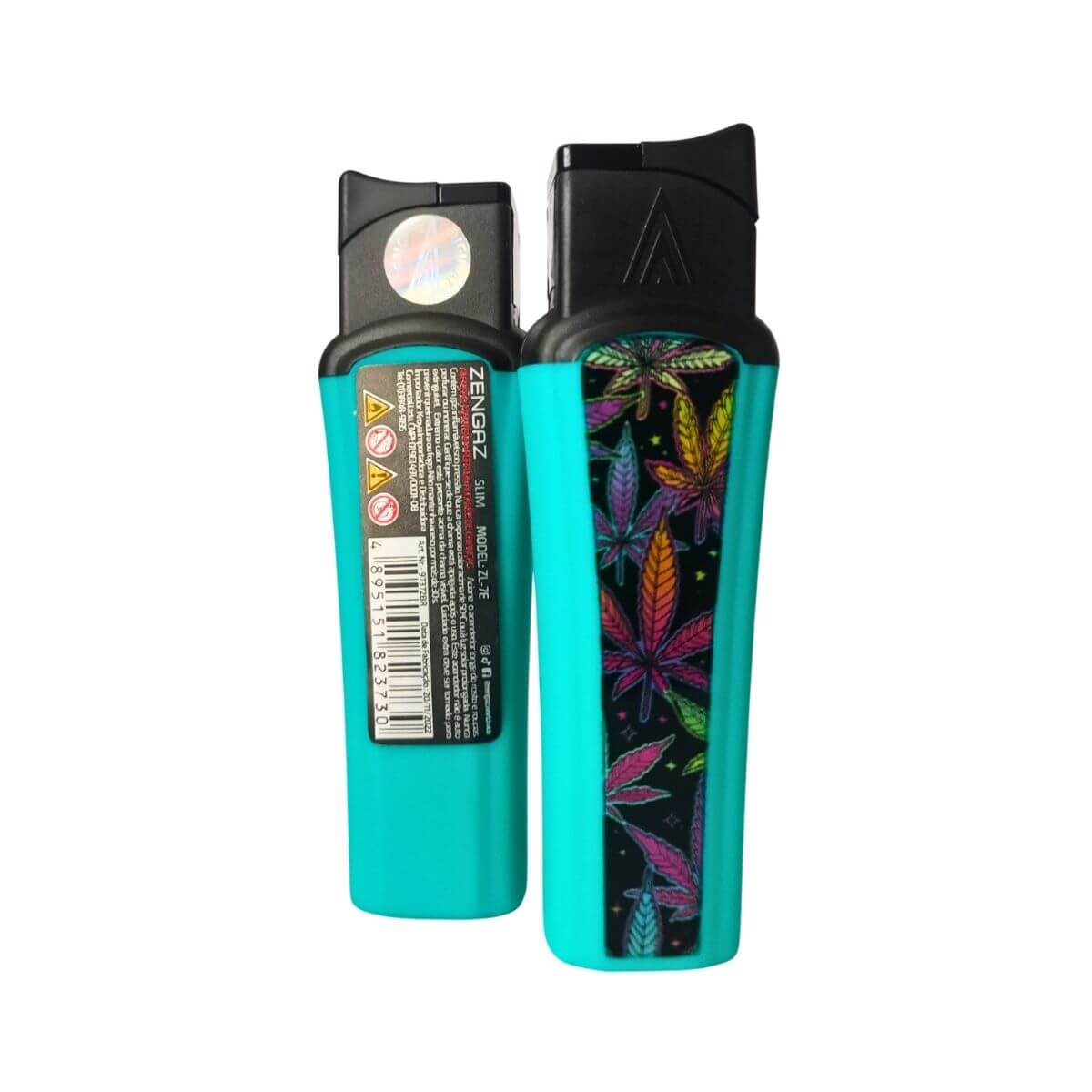 Isqueiro Maçarico Zengaz Zl-7E Slim Jet Ilustrado - Unidade - Imagem 5