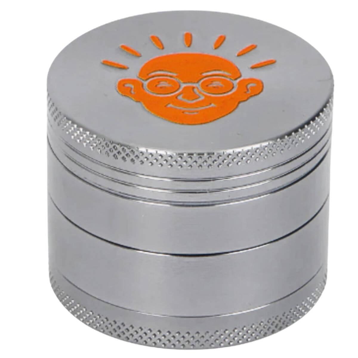 Dichavador Bem Bolado 4 partes 5 cm Alumínio Prata - Unidade