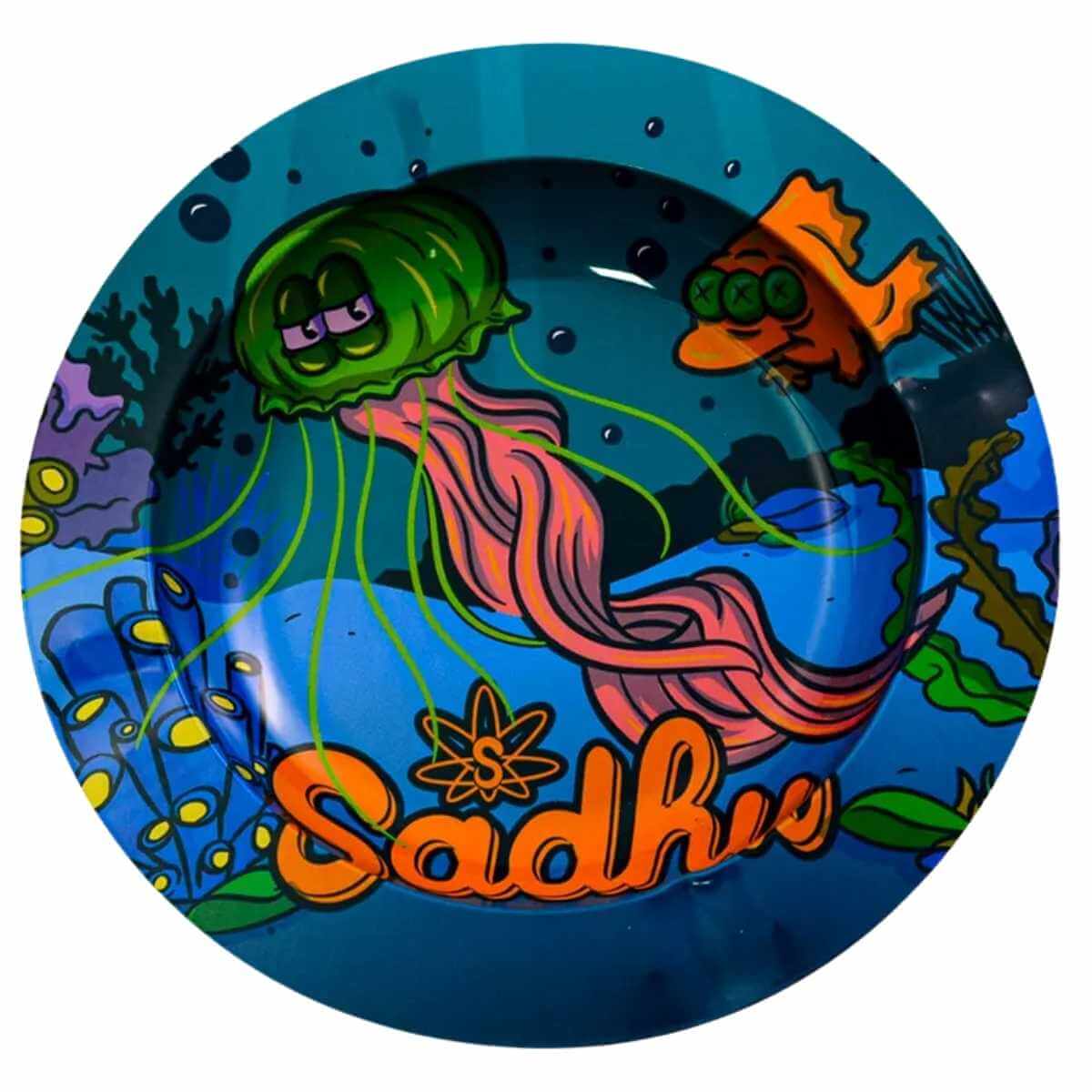 Cinzeiro De Metal Redondo Sadhu - Viagem Subaquática