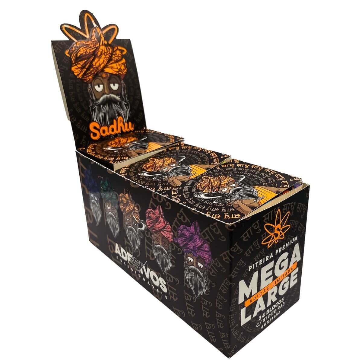 Piteira Night Vergê Sadhu Mega Large - Display C/24 Livretos