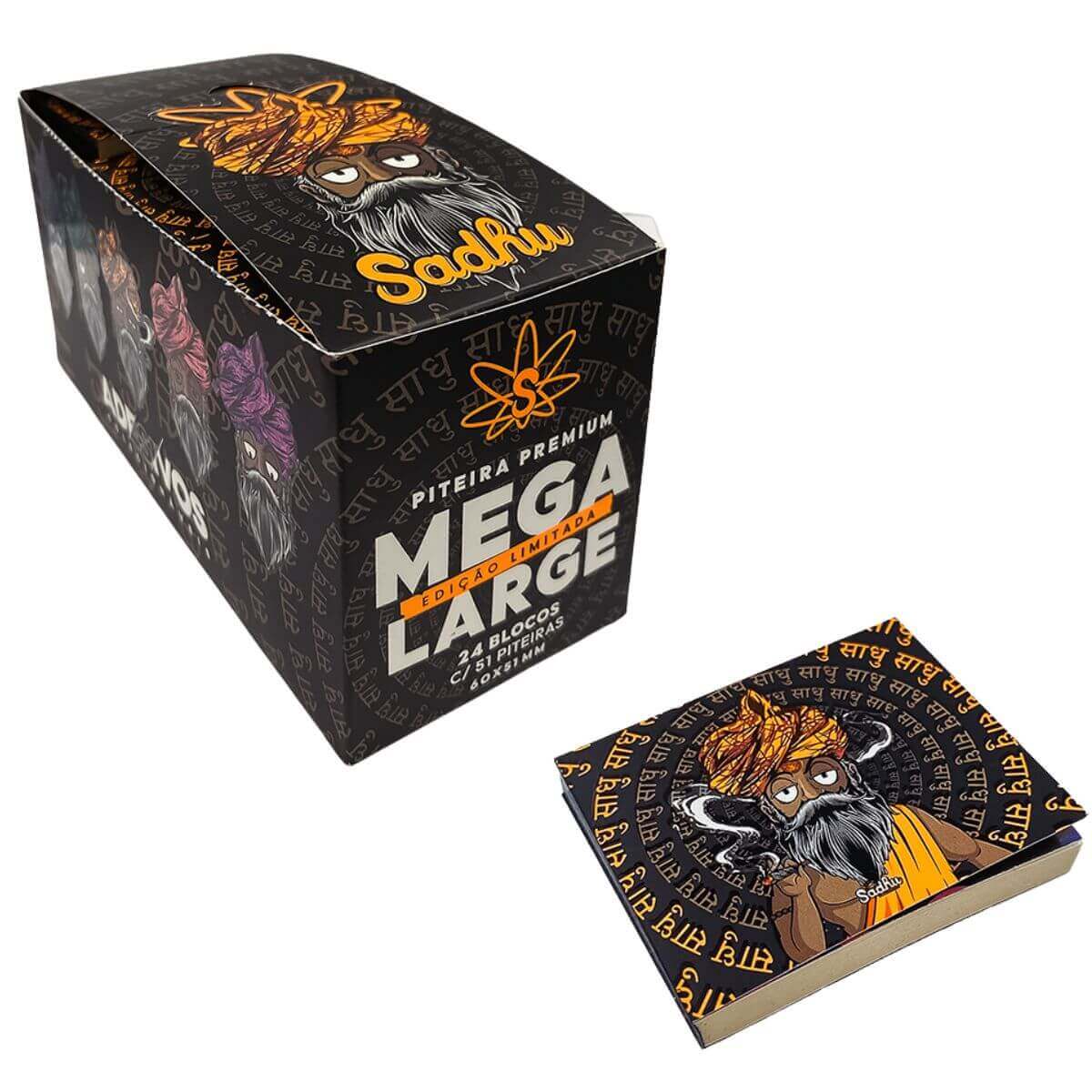 Piteira Night Vergê Sadhu Mega Large - Display C/24 Livretos - Imagem 2