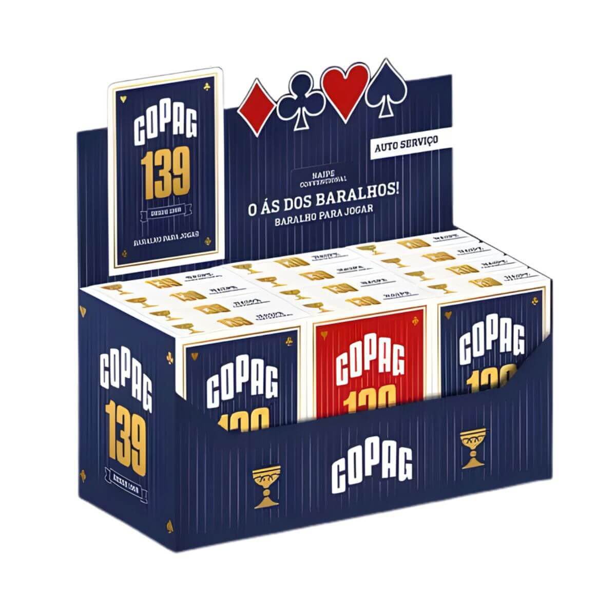 Baralho Copag 139 Tradicional - Display 12unidades