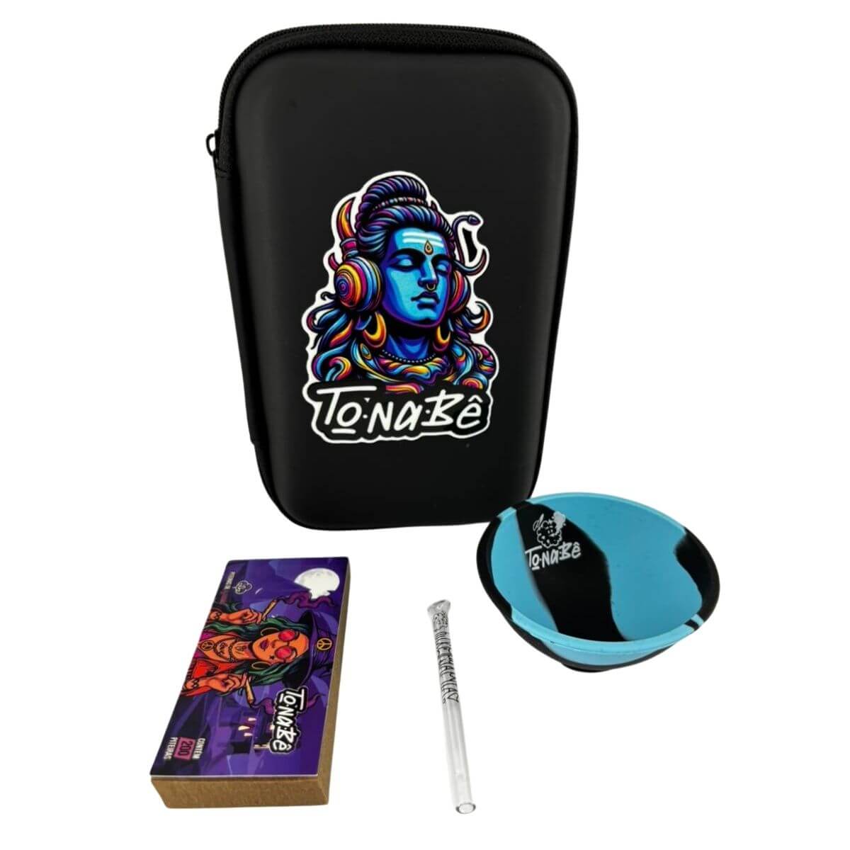 Kit Tonabe Case G C/ Piteira de Papel, Piteira de Vidro, Adesivo e Cuia - Imagem 2