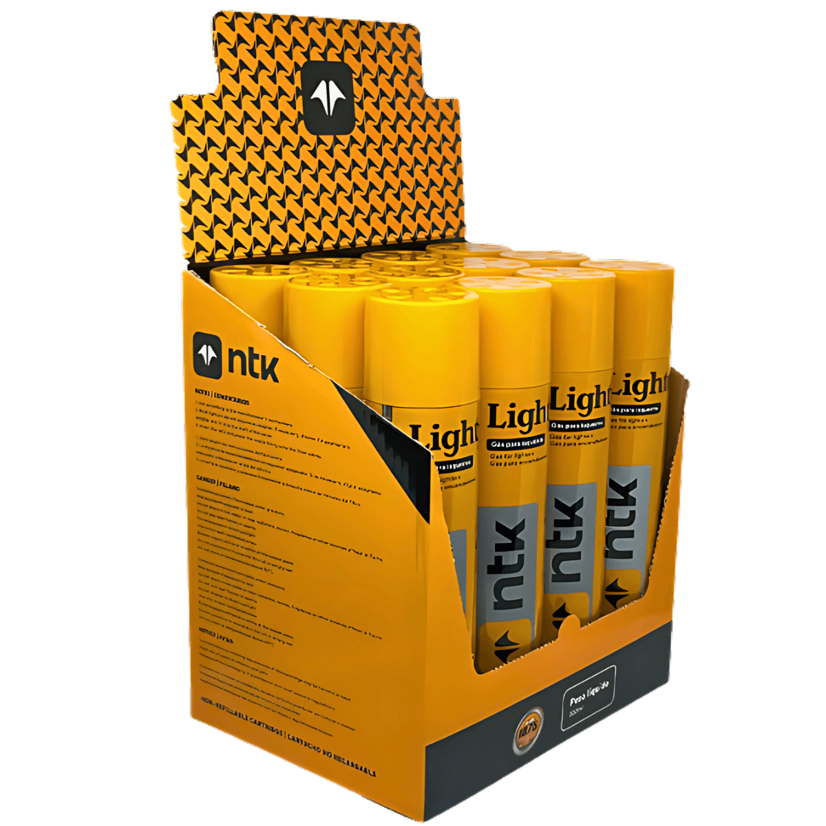 Gas Butano Nautika Lighter 300 Ml - Display C/ 12 Unidades