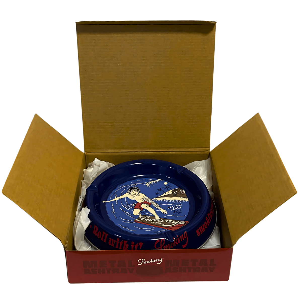 Cinzeiro de Metal Smoking Surf - Display C/5 Unidades