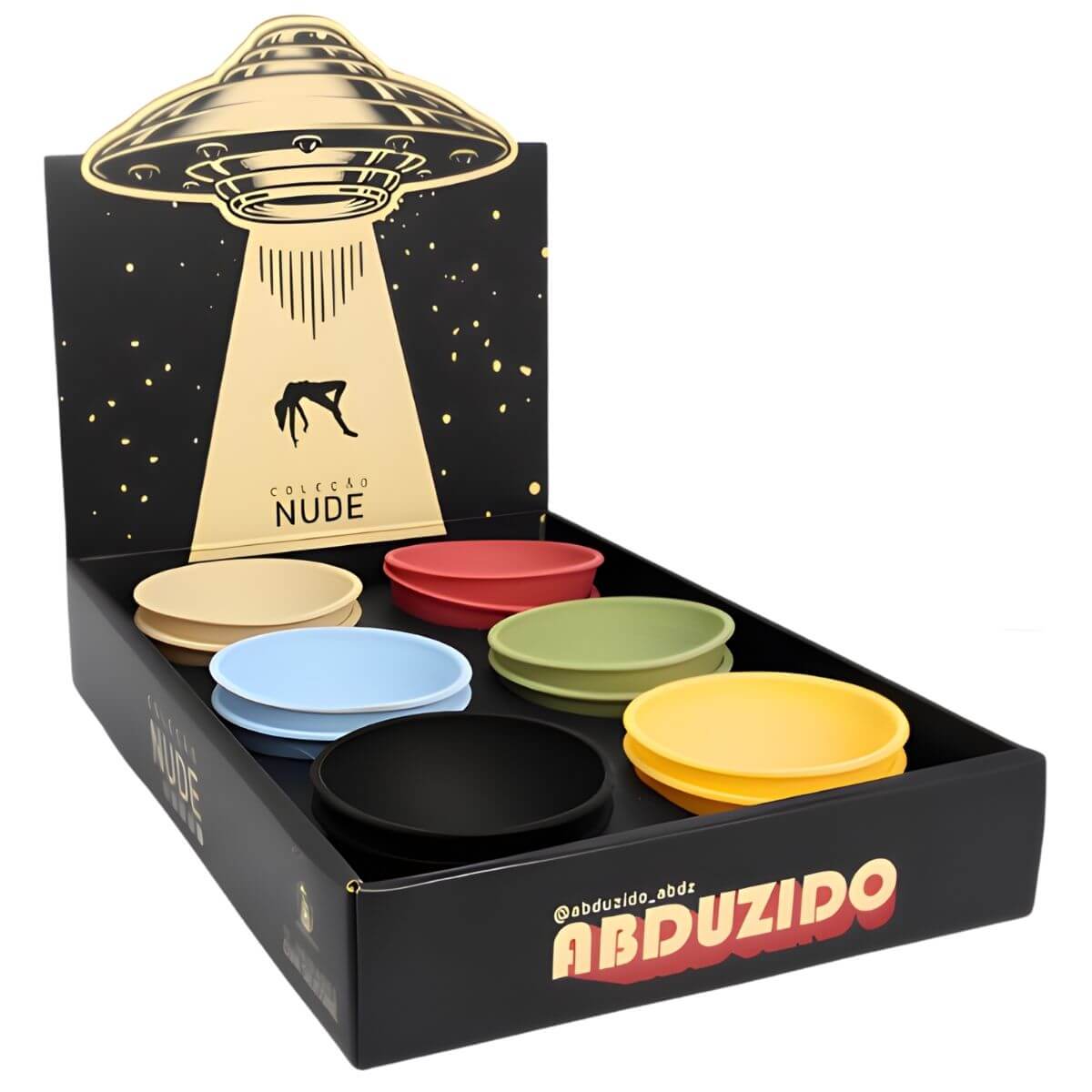 Cuia de Silicone Abduzido Half Nude - Display C/12 Unidades - Imagem 2