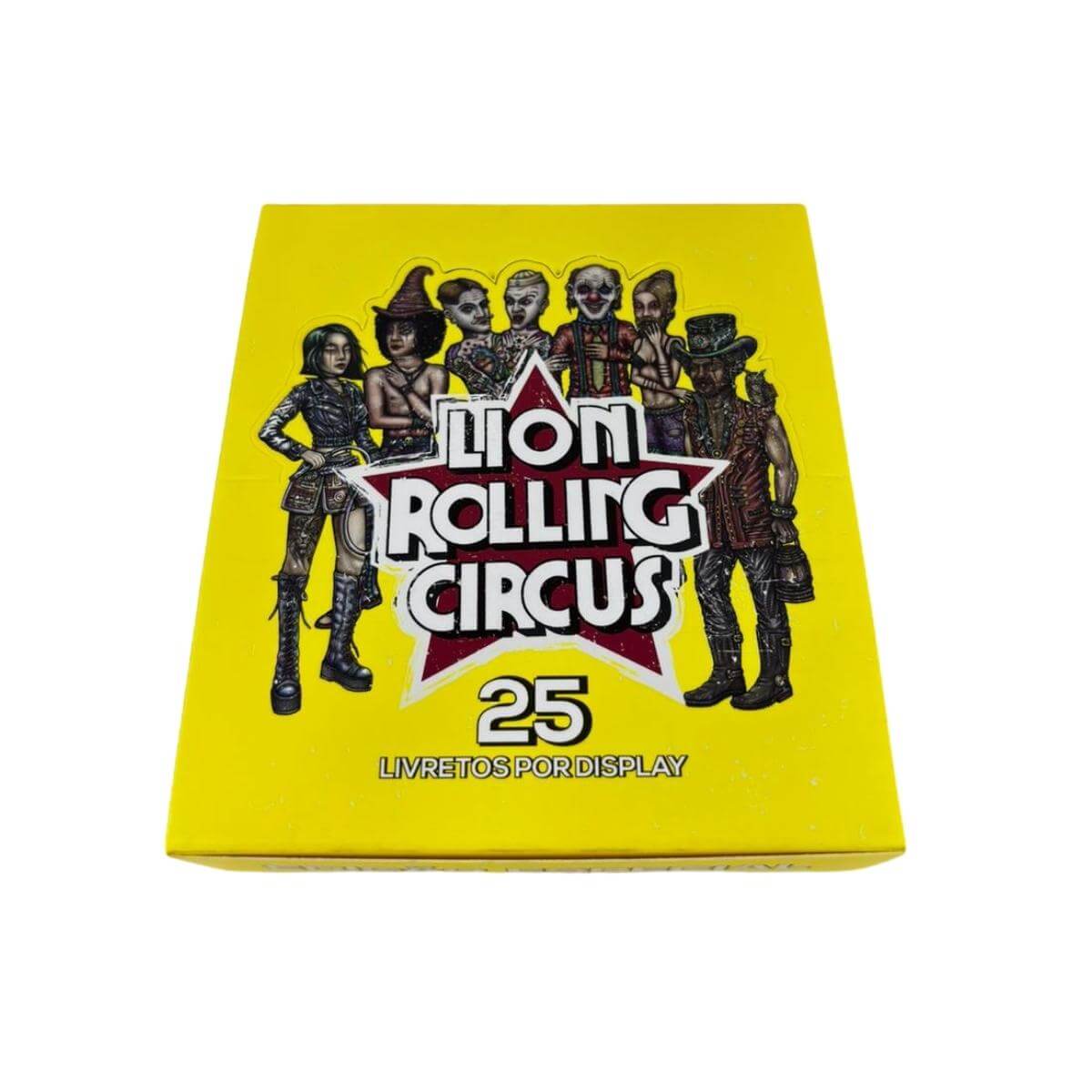 Seda Lion Circus Edição Brasil Slim Branca King Size - Display C/25 Livretos - Imagem 2