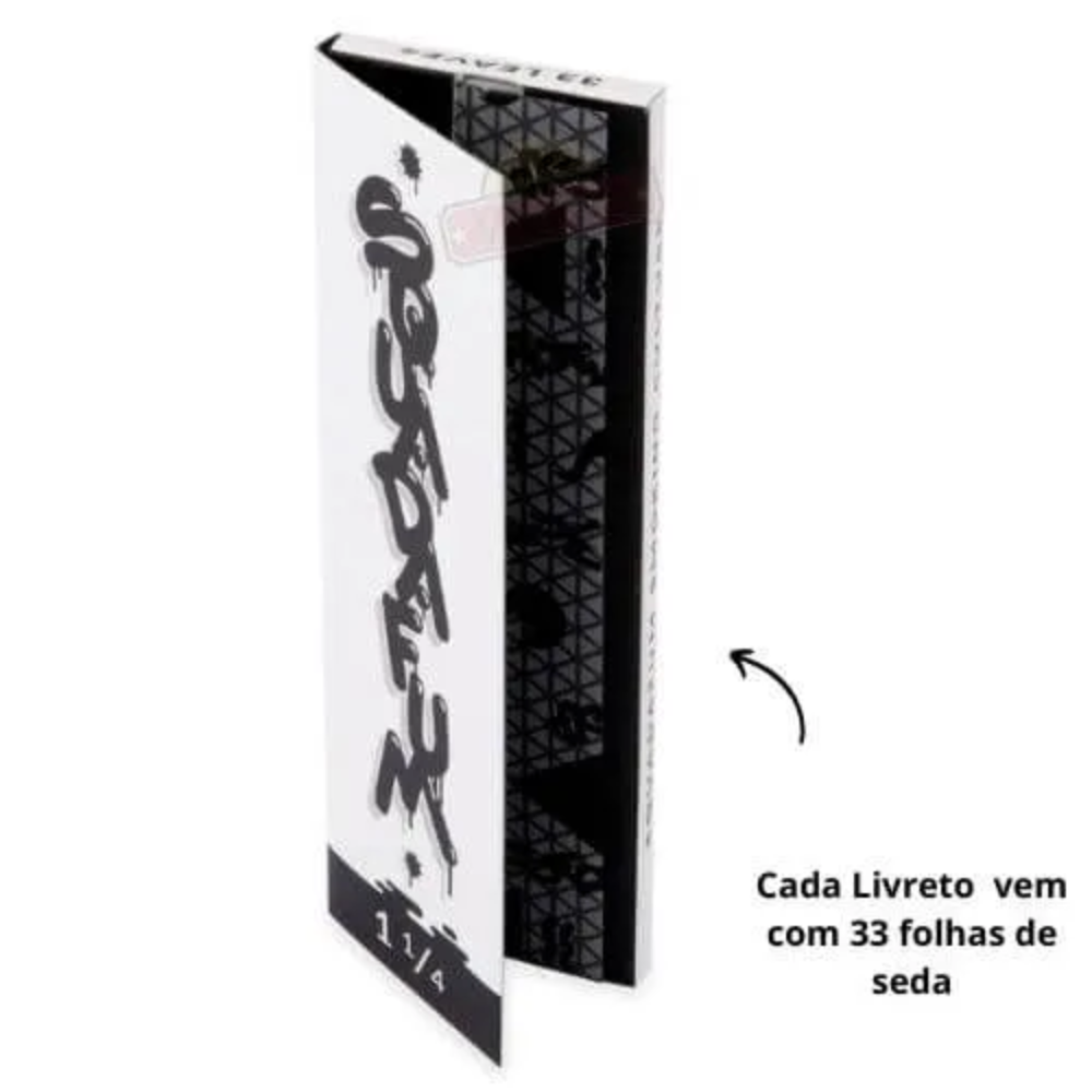 Seda Squadafum King Size Slim Livreto C/33 Sedas - Imagem 2