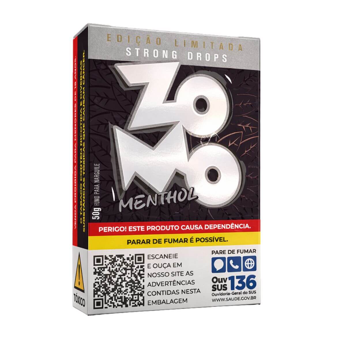 Fumo Narguile Zomo N Strong Drops Menthol - Unidade