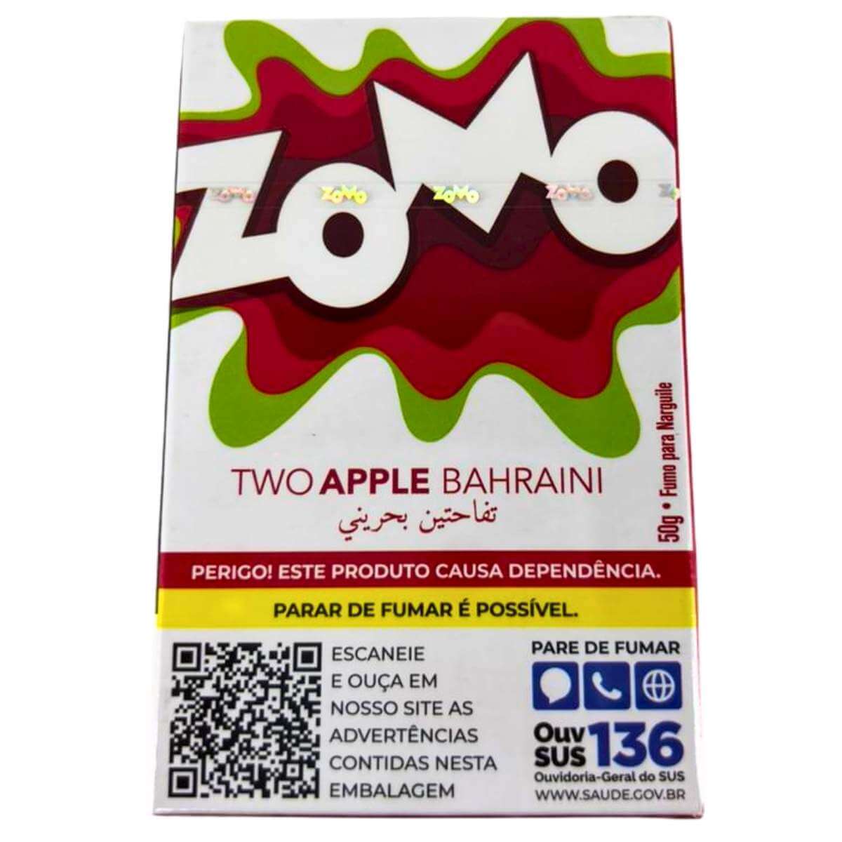 Fumo Narguile Zomo N Two Apple Bahraini - Unidade - Imagem 2