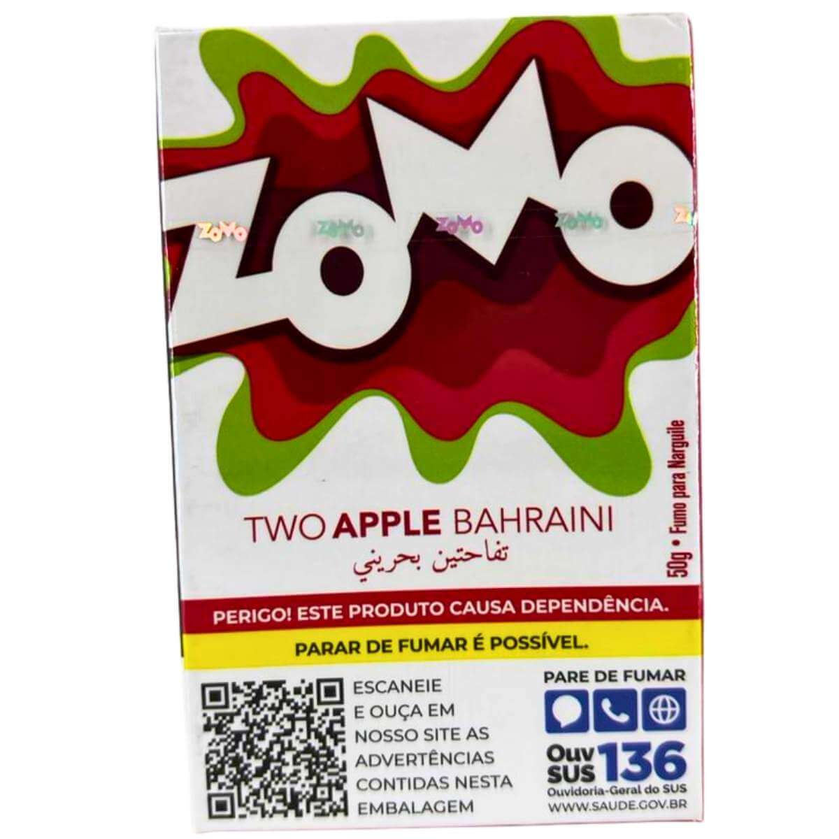 Fumo Narguile Zomo N Two Apple Bahraini - Unidade