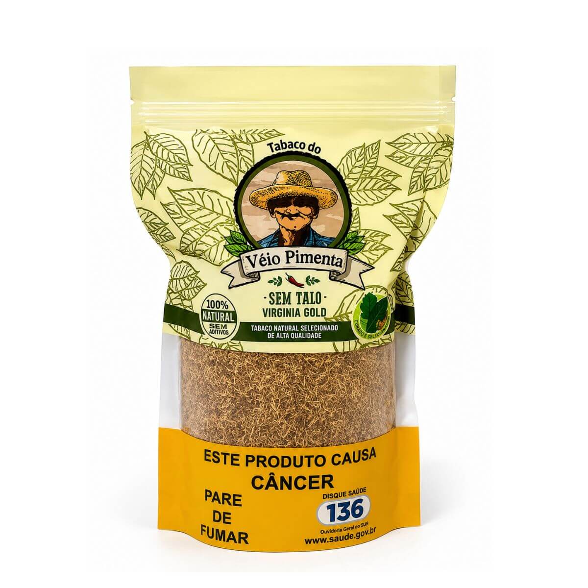 Tabaco / Fumo Veio Pimenta Virgínia Gold - Bag C/25g