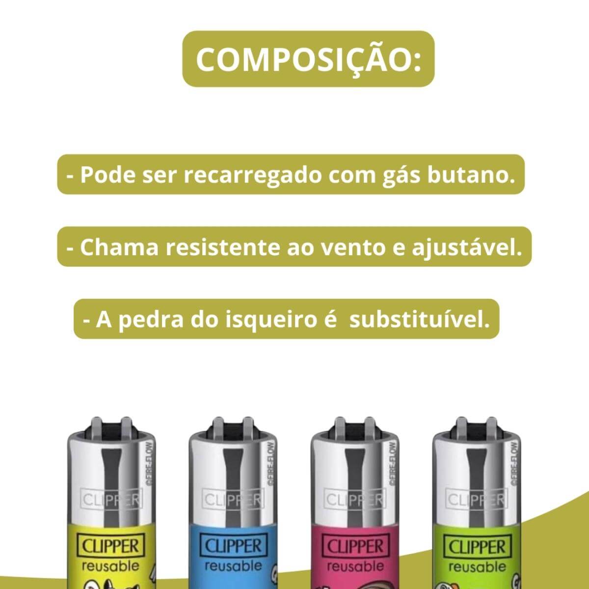 Isqueiro Clipper D24 CP11R CRAZY FARM 1+ LB - Display C/24 (Grande) - Imagem 4