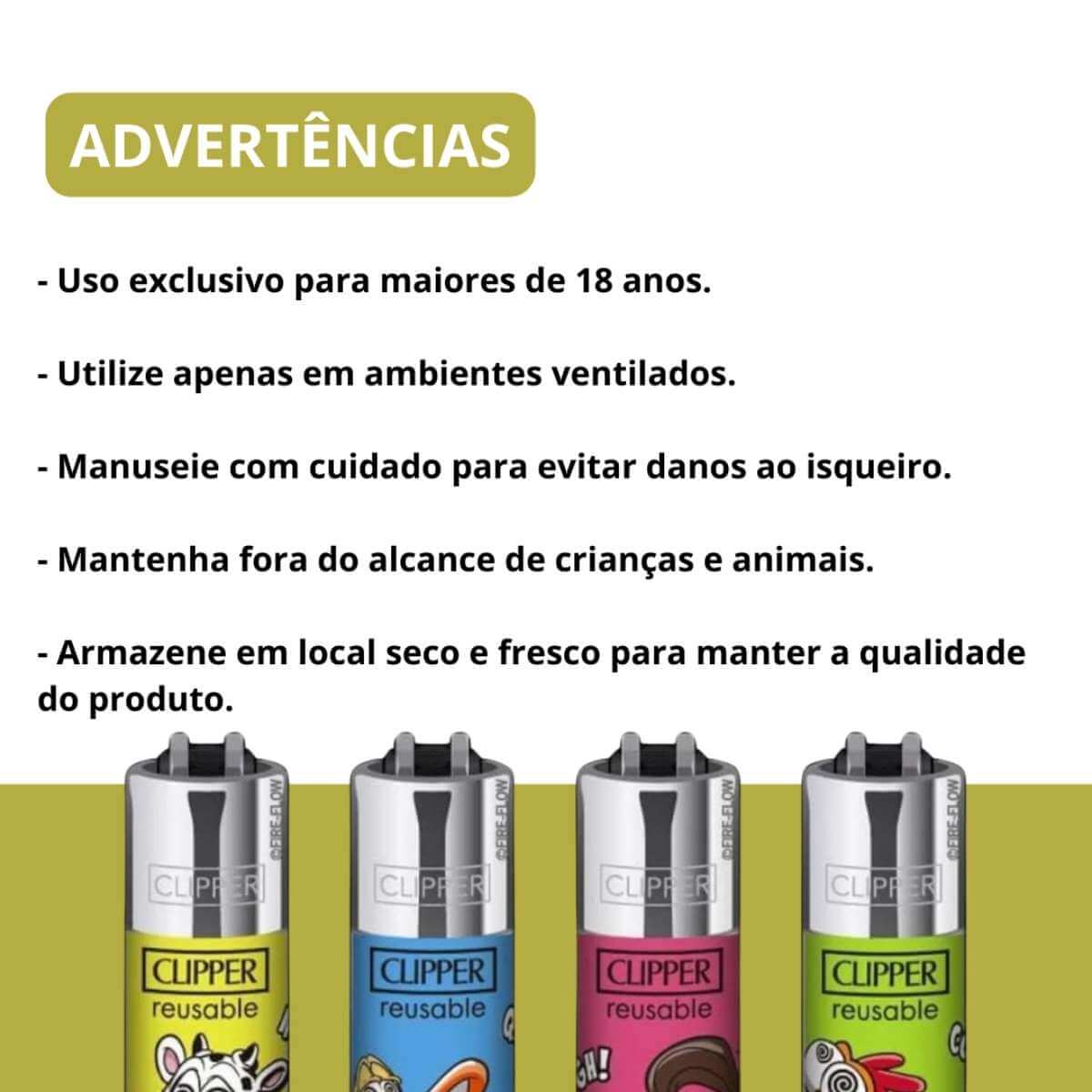 Isqueiro Clipper D24 CP11R CRAZY FARM 1+ LB - Display C/24 (Grande) - Imagem 7