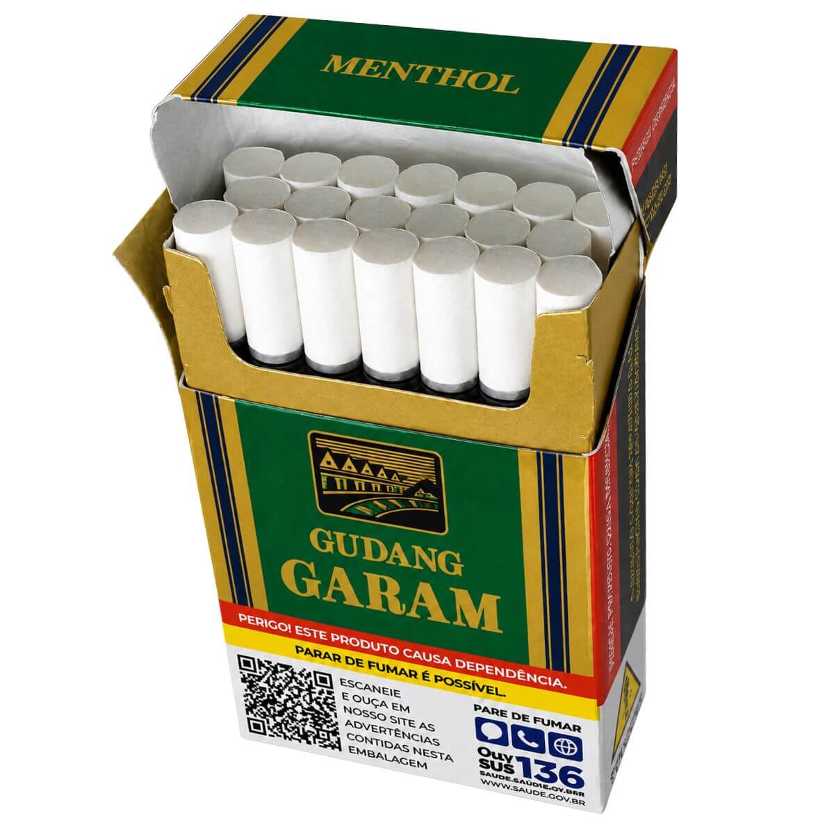 Cigarro Gudang Garam Menta Nacional - Maço - Imagem 2