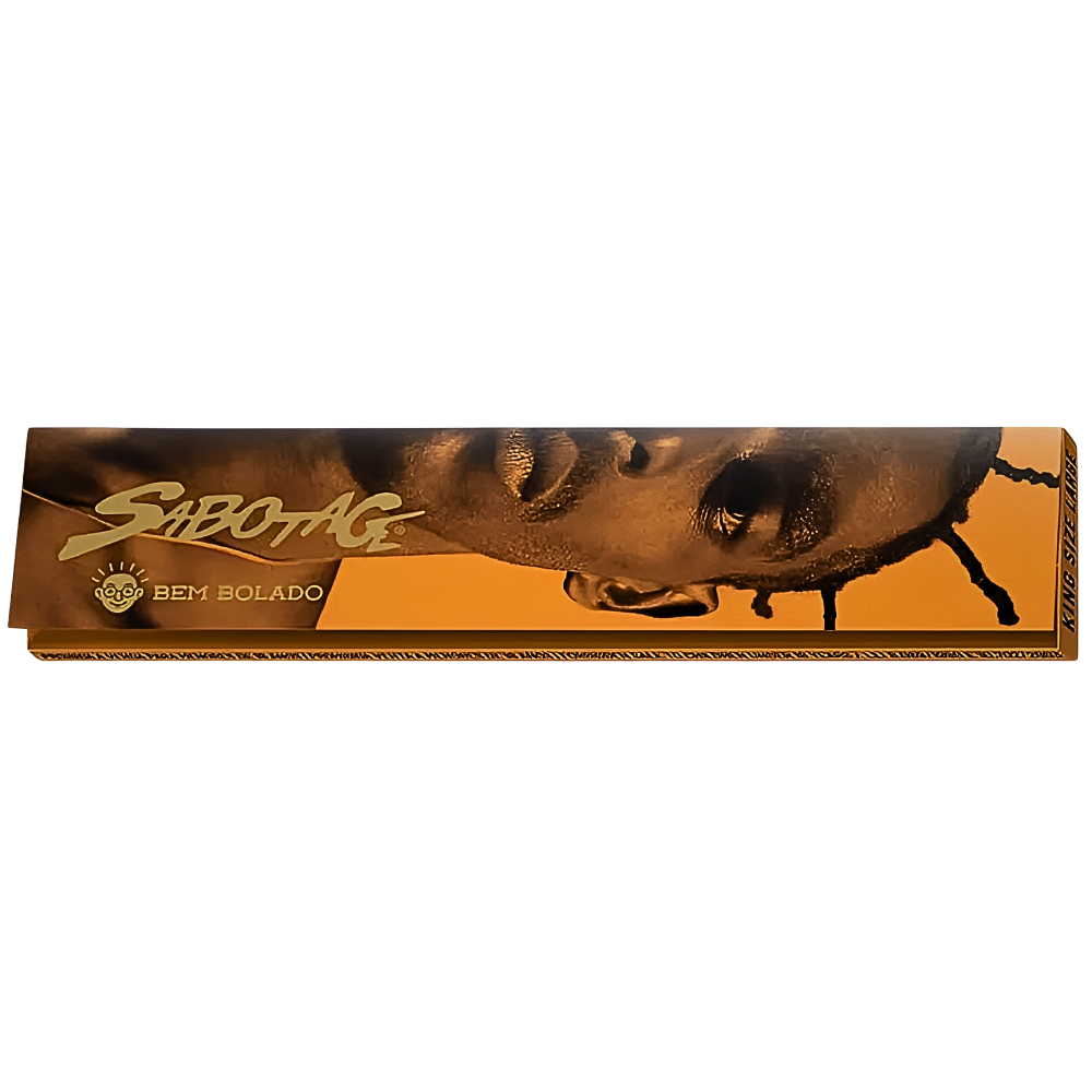 Seda Bem Bolado Sabotage Brown King Size Large - Livreto C/35 Sedas