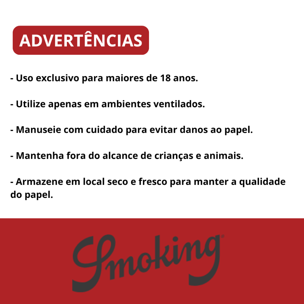 Seda Smoking Brown Medium 1 1/4 MCB - Livreto C/50 Folhas - Imagem 6