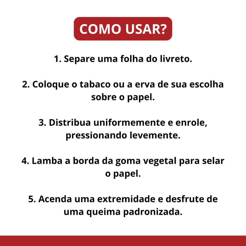Seda Smoking Brown Medium 1 1/4 MCB - Livreto C/50 Folhas - Imagem 5
