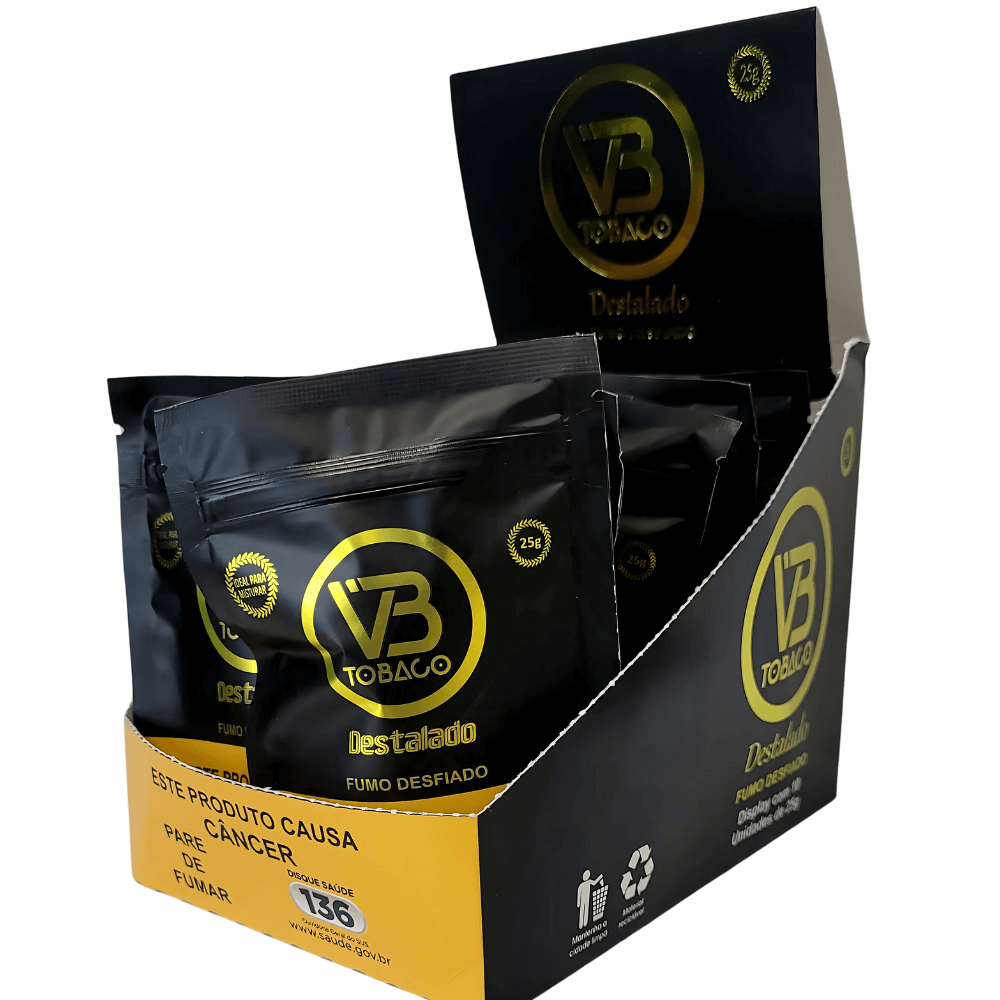 Tabaco / Fumo Vb Tobaco blend - Display C/10 Bags 25G - Imagem 6