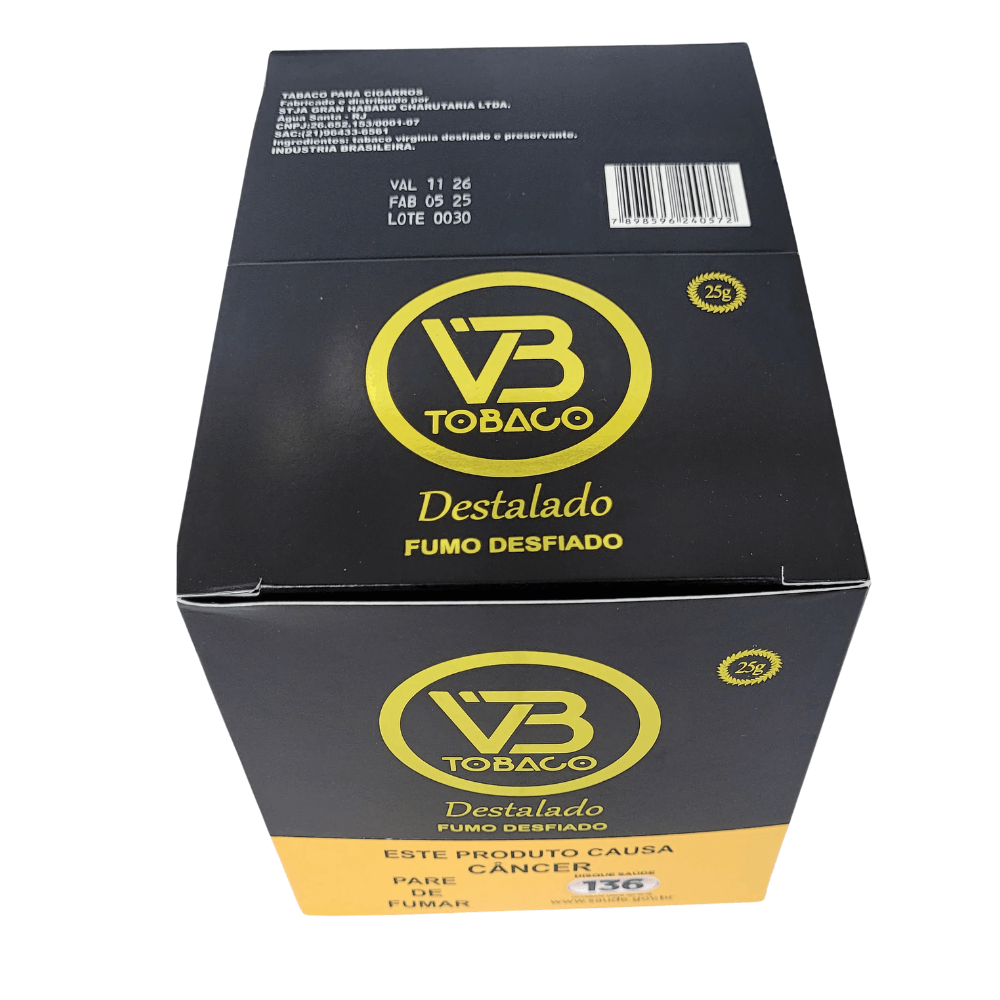 Tabaco / Fumo Vb Tobaco blend - Display C/10 Bags 25G - Imagem 2