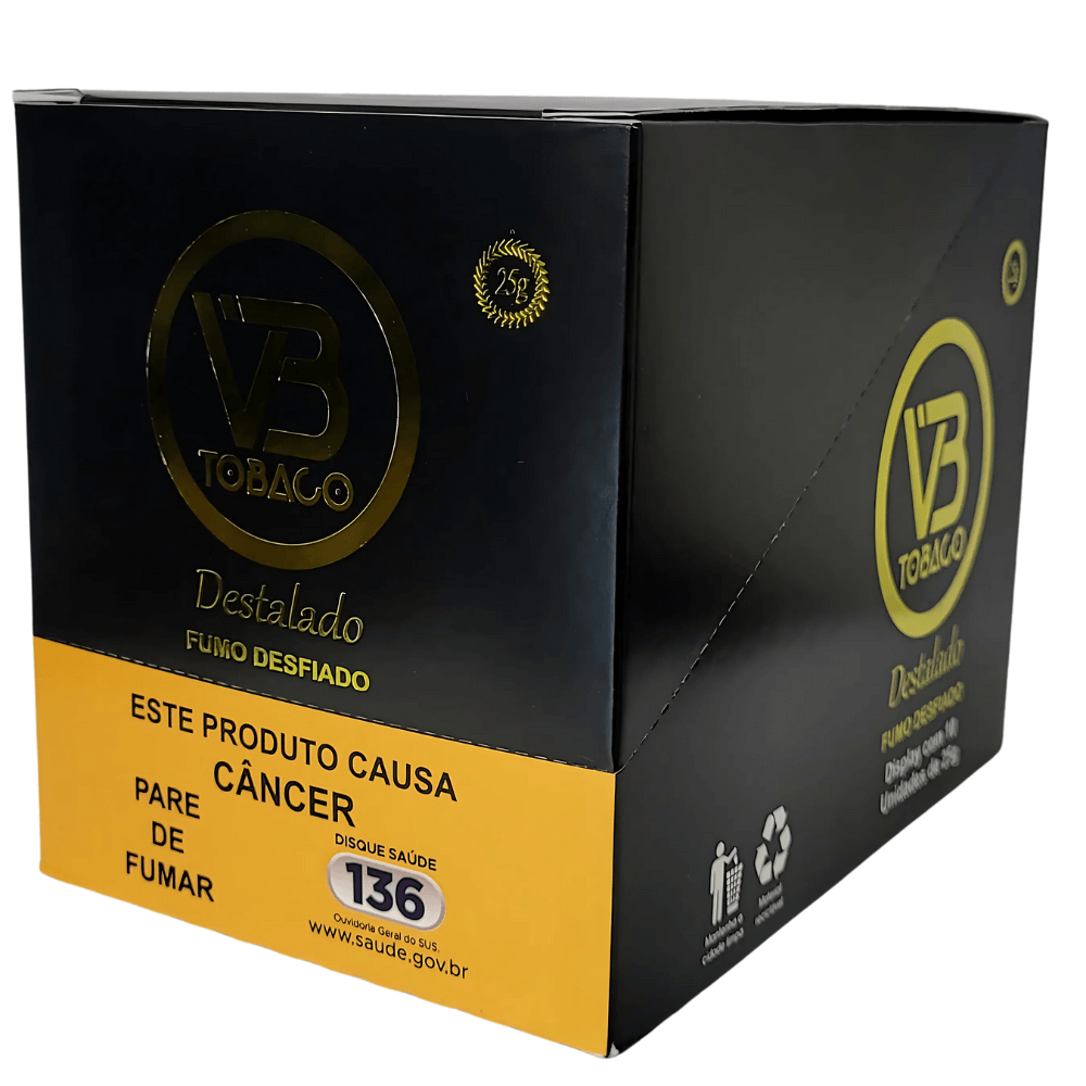 Tabaco / Fumo Vb Tobaco blend - Display C/10 Bags 25G - Imagem 4